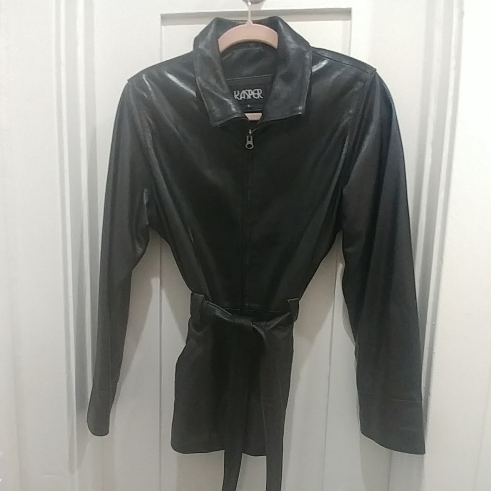 Leather jacket